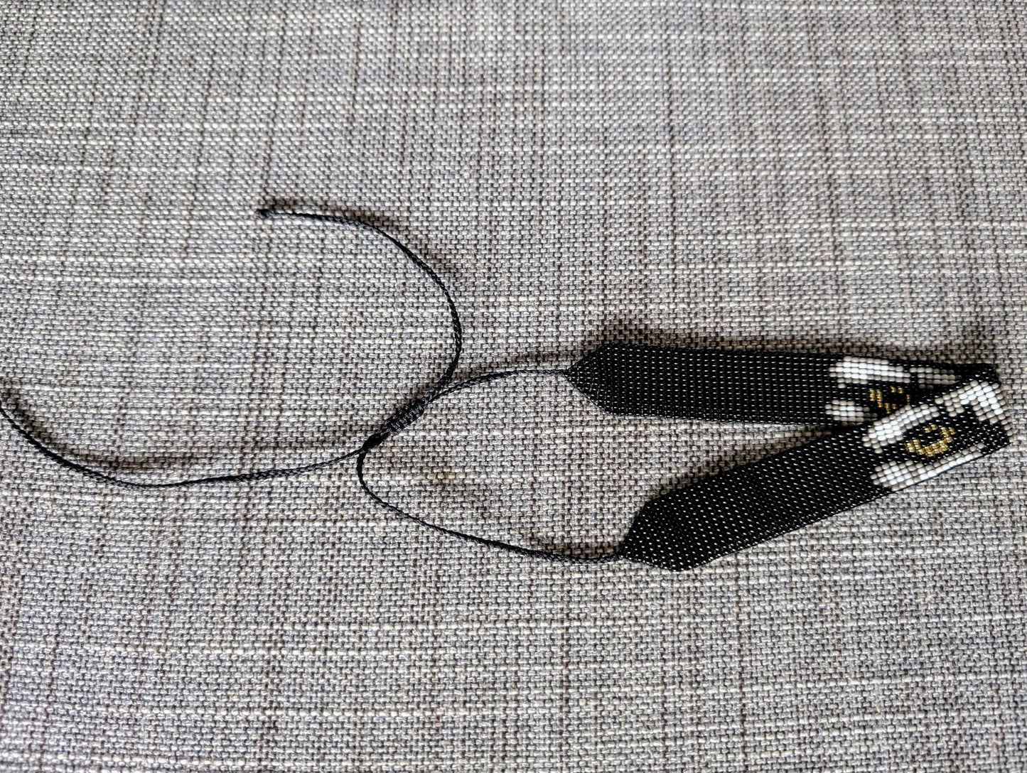 WOLF EYES NECKLACE bib Unique one of a kind exclusive design native beading beaded choker