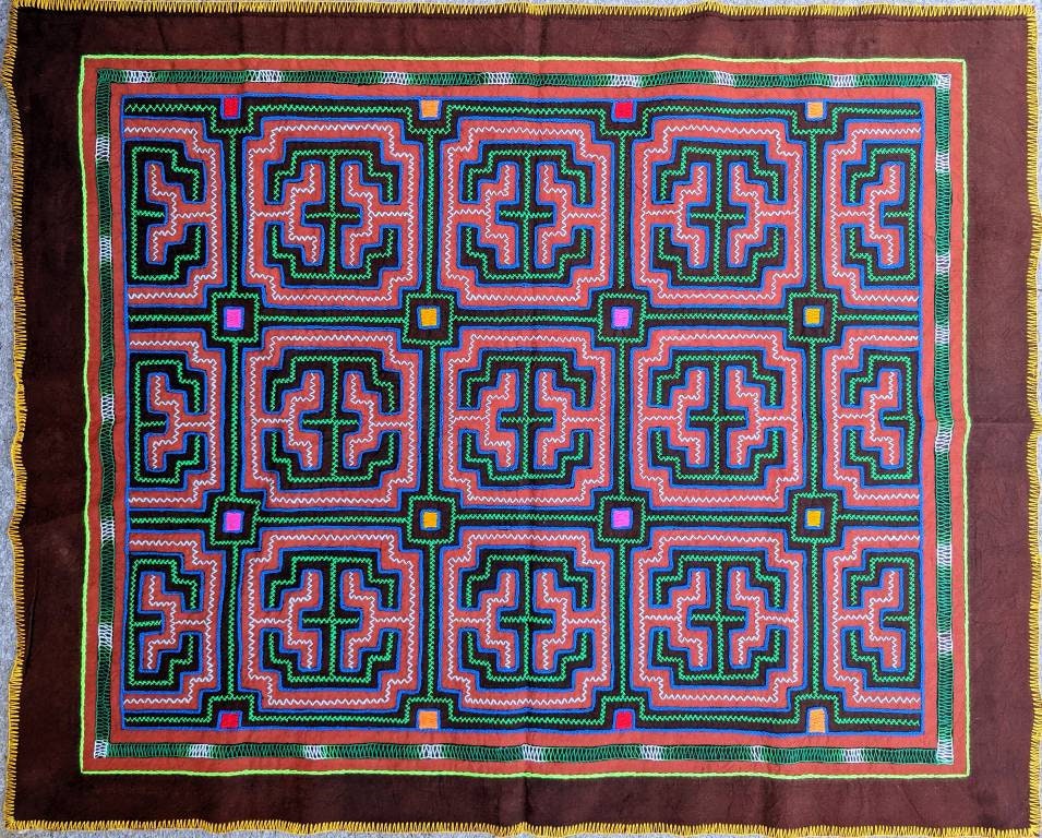 SHIPIBO IKARO KENE large tapestry shamanic altar shrine cloth