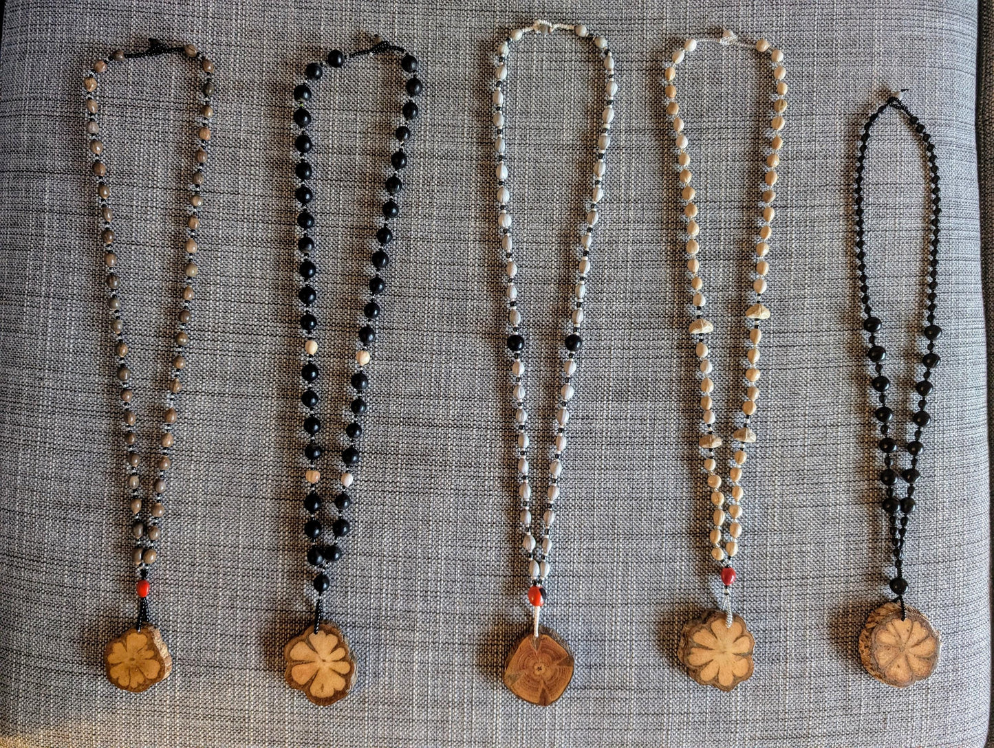 D'vine Ayahusaca aya DMT Spirit pendant necklace handmade with Amazonian seeds and beads
